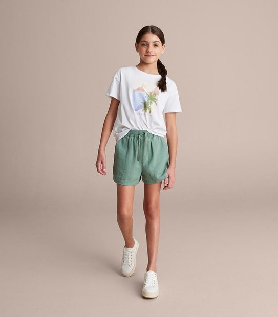 Linen Blend Shorts
