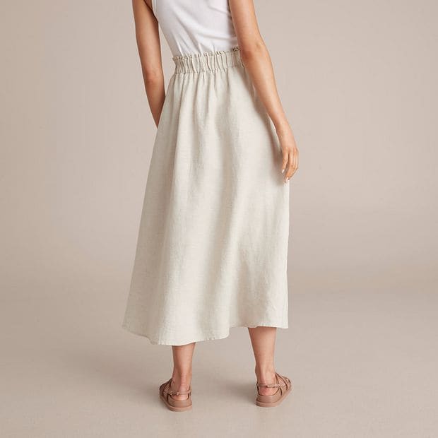 Linen skirt hotsell target