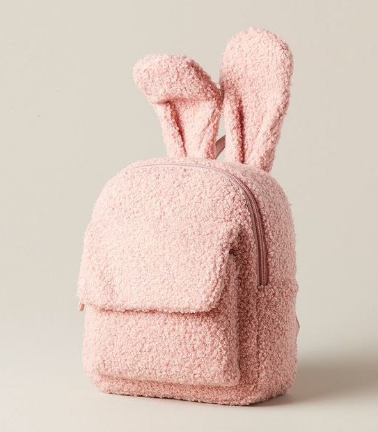 Kids Boucle Bunny Backpack