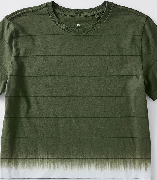 Dip Dye T-shirt - Olive Green
