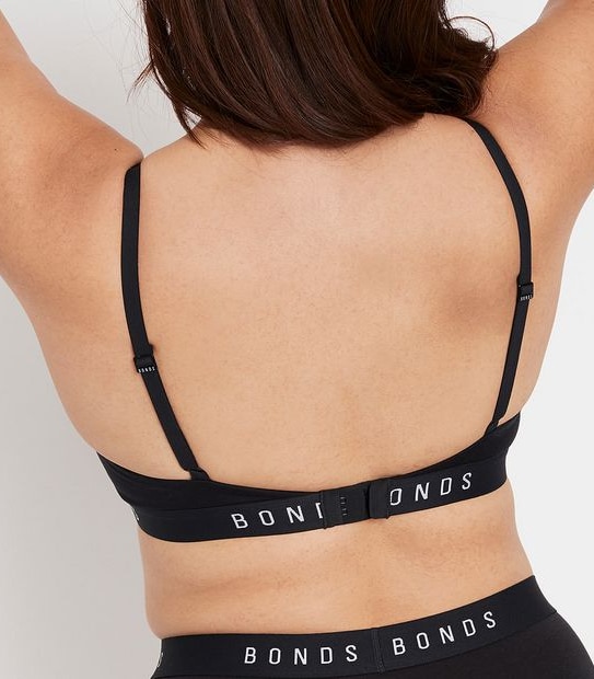 Bonds Original Wirefree T-Shirt Bra - Black