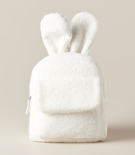 Kids Boucle Bunny Backpack