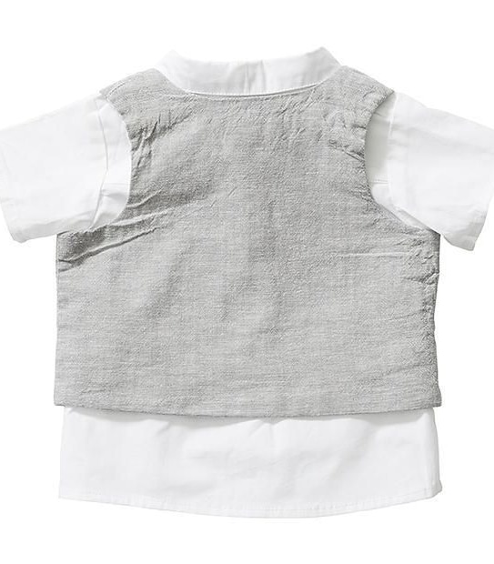 Baby Shirt And Vest Set