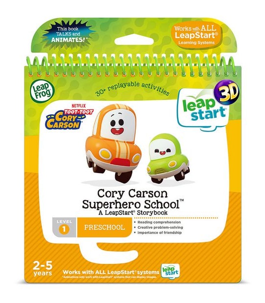 LeapStart 3D Toot Toot Cory Carson Superhero School Storybook