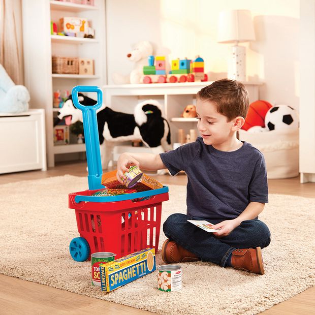 melissa & doug laundry basket play set