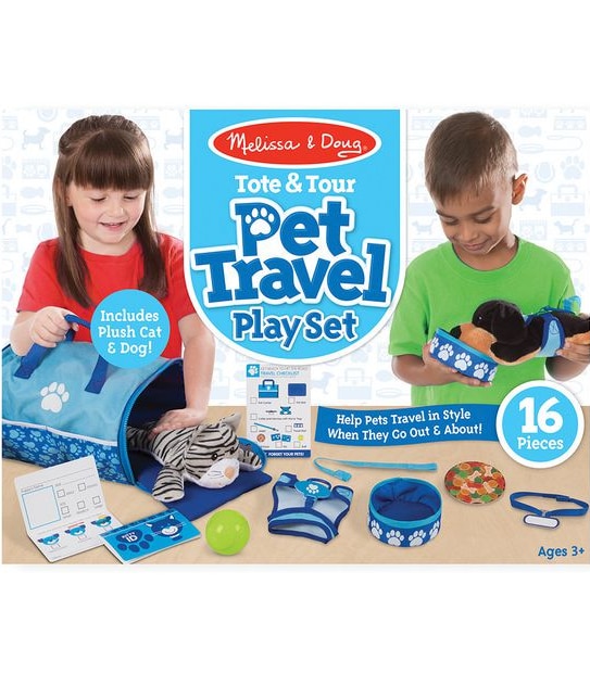 Melissa & Doug: Tote & Tour Pet Travel Play Set