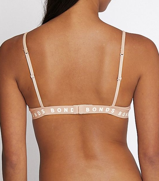 Bonds Hipster Flex It Crop Bra - Taupe