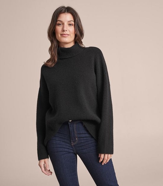 Preview Roll Neck Oversized Jumper