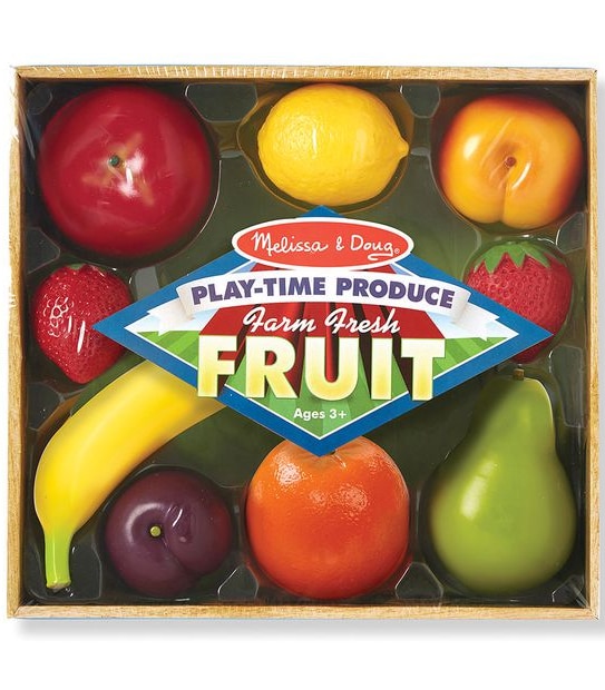 Melissa & Doug: Play-Time Produce Farm Fresh Fruit - Play Food