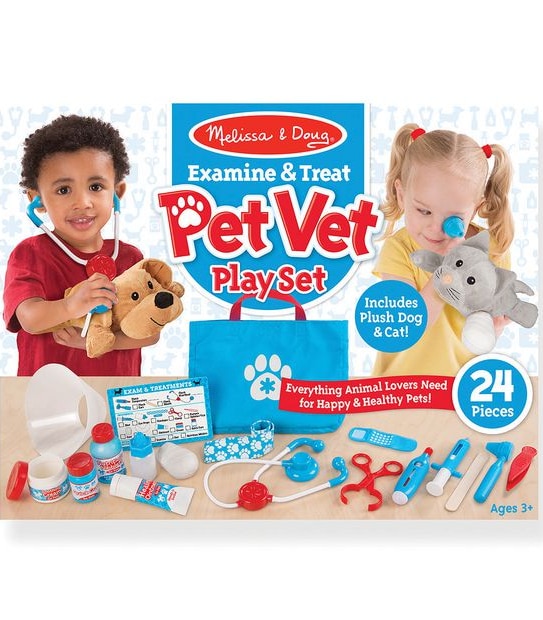 Melissa & Doug: Examine & Treat Pet Vet Play Set