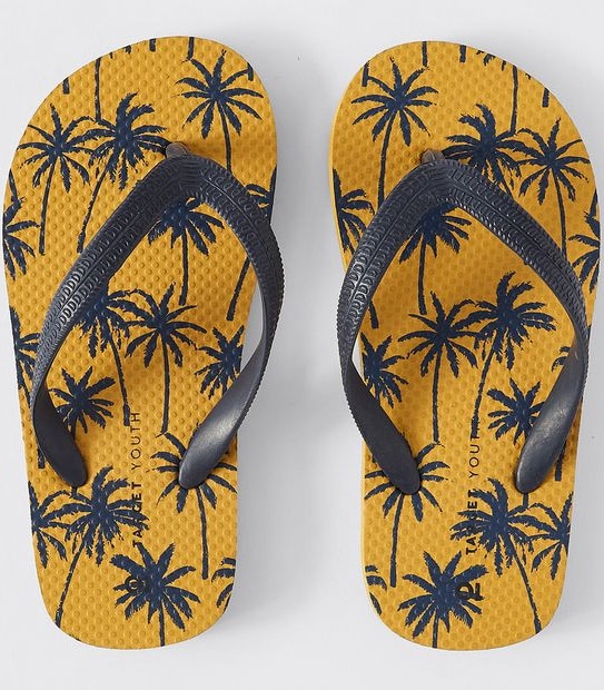 Palm Print Thongs