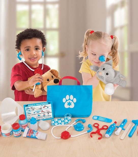 Melissa & Doug Playset, Pet Vet, Examine & Treat