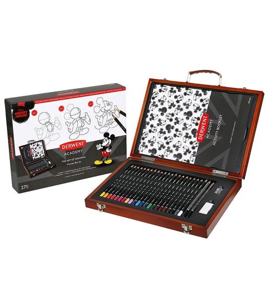 Derwent Academy Disney Mickey Mouse Colour Wooden Box Set.