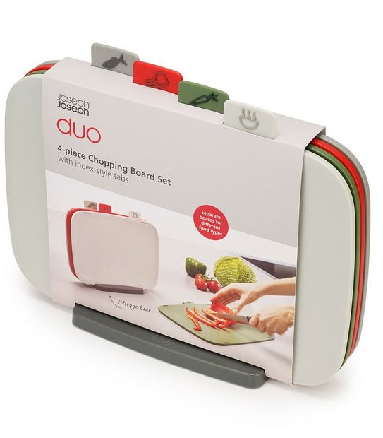 Joseph Joseph 4 Piece Chopping Board Set with Stand