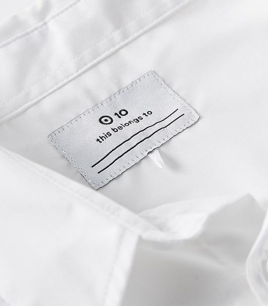 Short Sleeve School Shirt - White