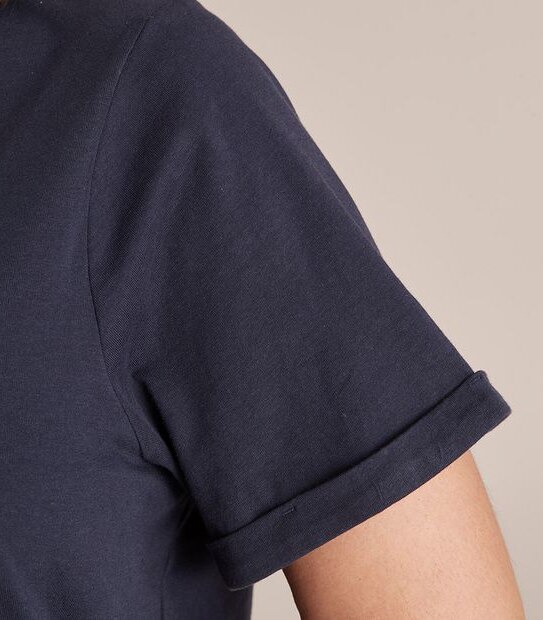 Curve Print Crew T-Shirt