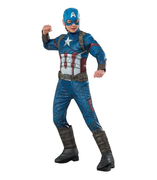 Marvel - Captain America Premium Kids Costume - Size 3-5