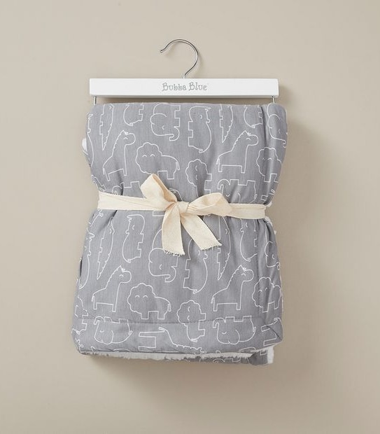 Bubba Blue Bamboo Reversible Cuddle Blanket