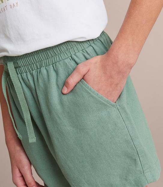Linen Blend Shorts