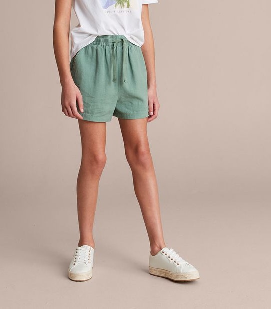 Linen Blend Shorts
