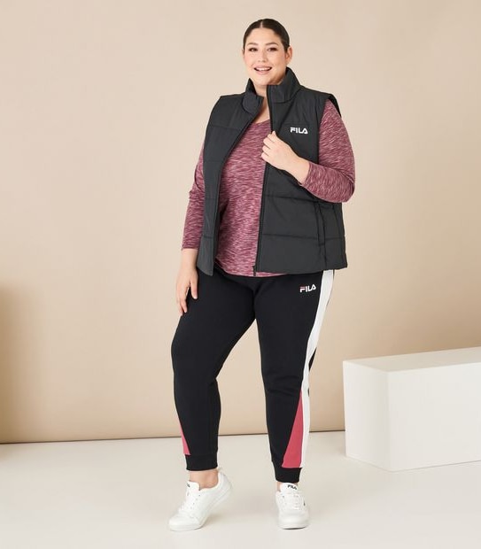 Fila Plus Size Anne Puffer Vest