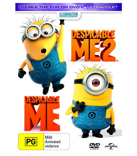 Despicable Me + Despicable Me 2 Combo - DVD + Ultraviolet