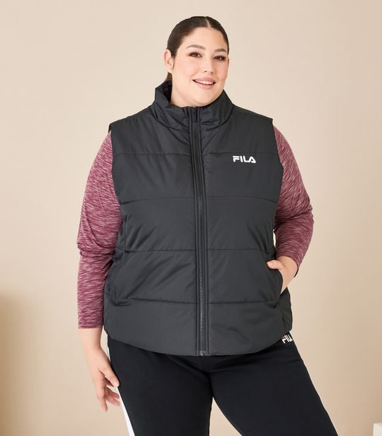Fila Plus Size Anne Puffer Vest