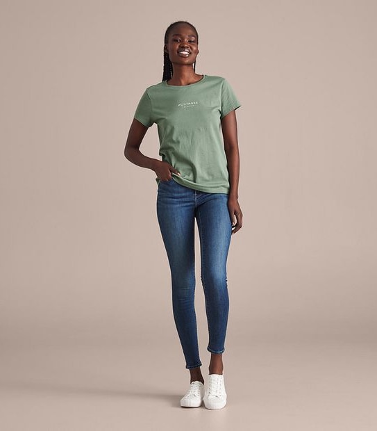 Fitted Crew Printed T-Shirt