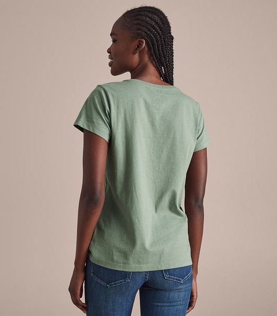 Fitted Crew Printed T-Shirt