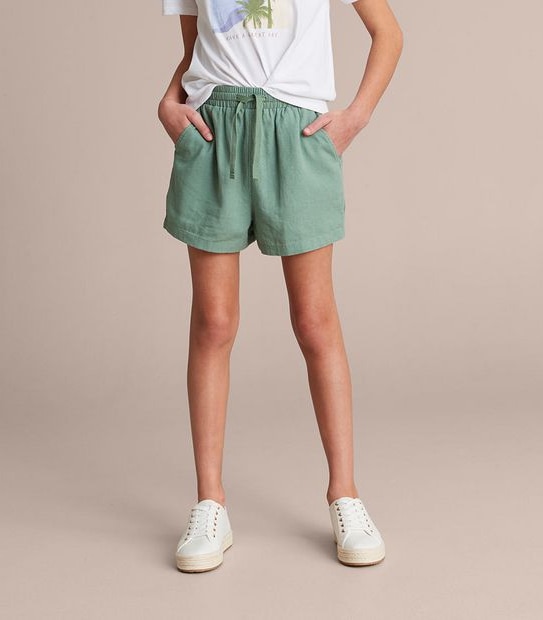 Linen Blend Shorts