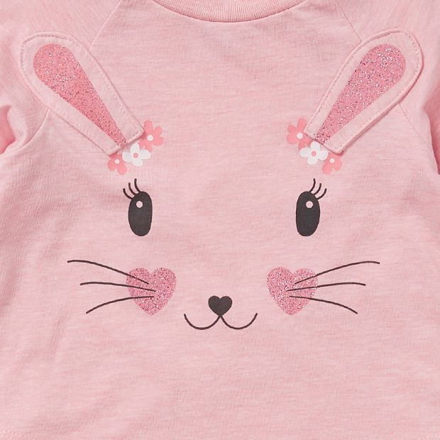 Cute Bunny Baby T-shirt Set