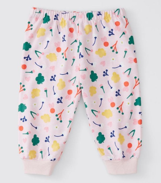 Baby Girl 2 Piece Pyjama Set - Pink