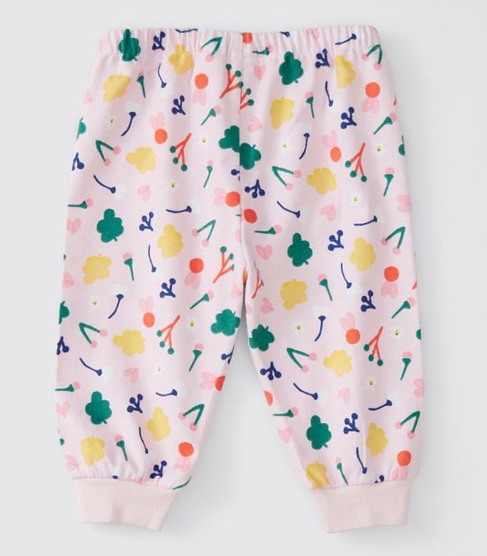 Baby Girl 2 Piece Pyjama Set - Pink