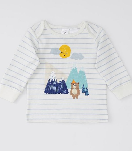 Baby Boy 2 Piece Pyjama Set - Yellow