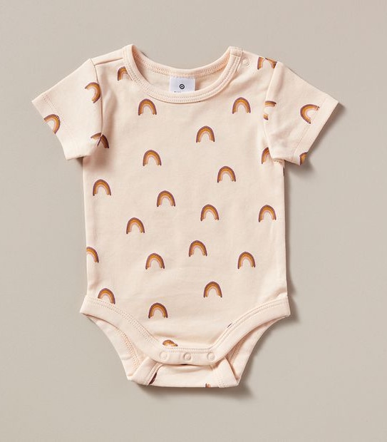 Baby Organic Cotton 5 Pack Bodysuits