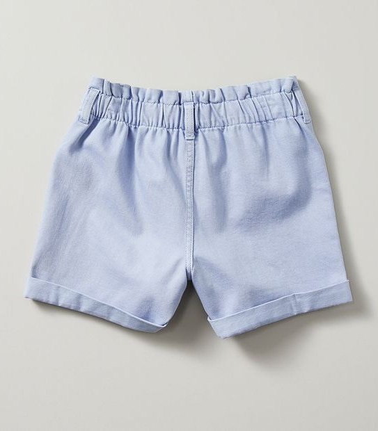 Paperbag Waist Denim Shorts