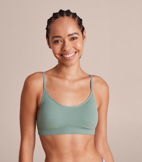 Lily Loves Ribbed Strappy Crop Top; Style: LBR98832