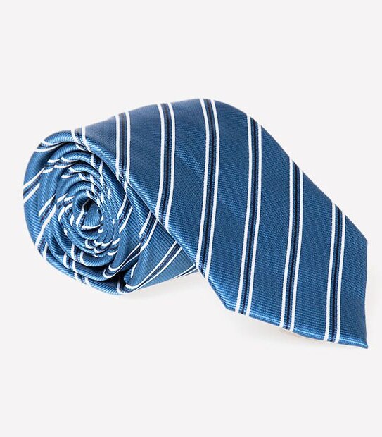 Navy Stripe Tie