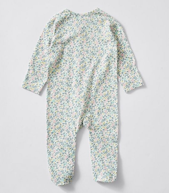 Baby Organic Cotton Print Coverall 2 of 3