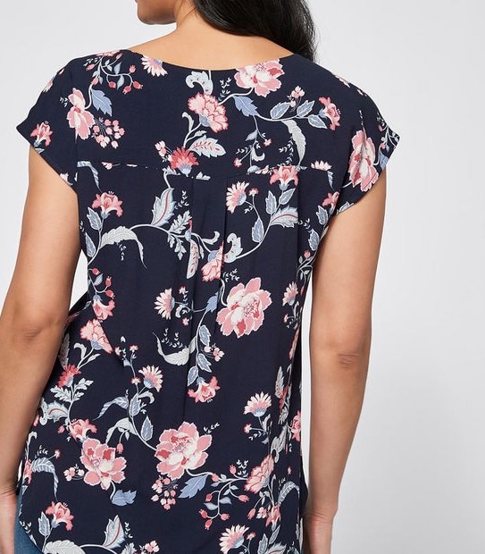 Mary Woven T-Shirt Blouse 