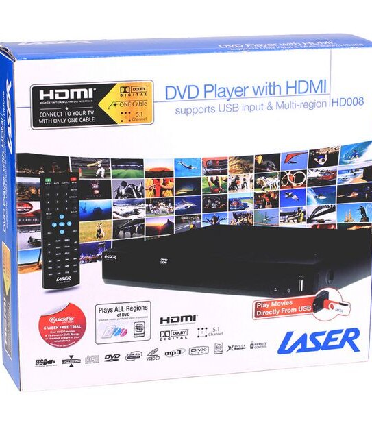 Laser DVD Player with HDMI  Composite & USB. Multi region 3 of 4