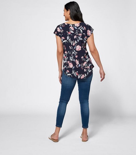Mary Woven T-Shirt Blouse 