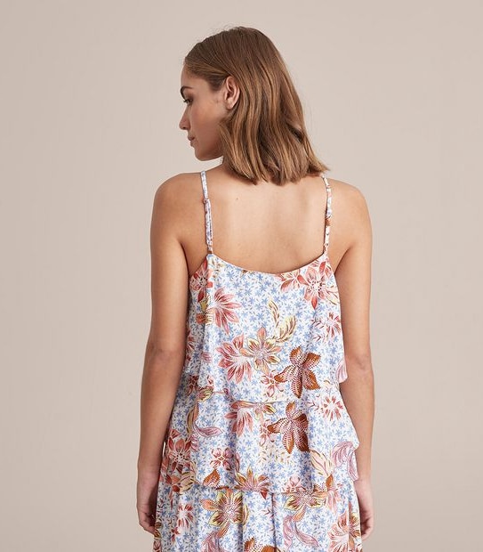 Linen Blend Double Layer Cami