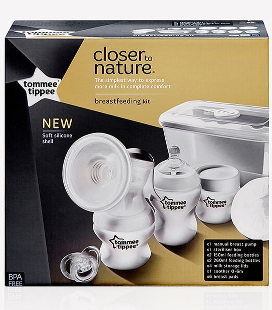 Tommee Tippee Closer To Nature Breast Feeding Starter Kit