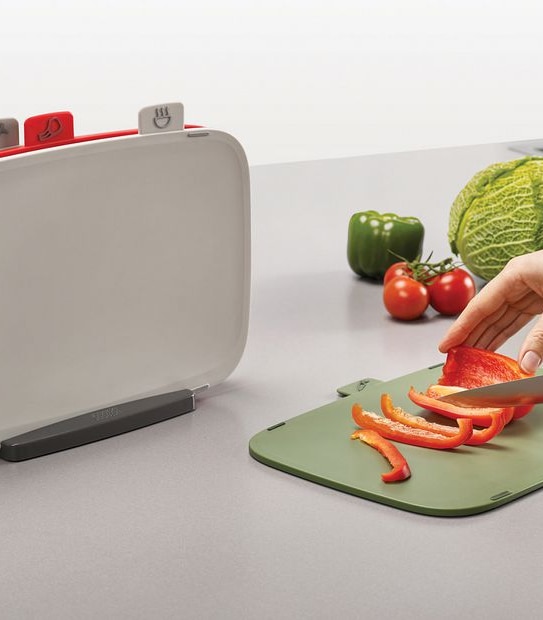 Joseph Joseph 4 Piece Chopping Board Set with Stand