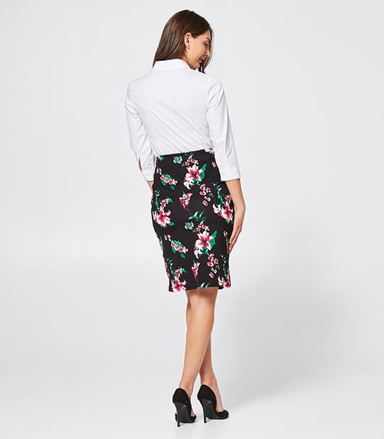 Ponte Pencil Skirt