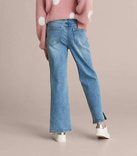 Wide Leg Denim Jeans