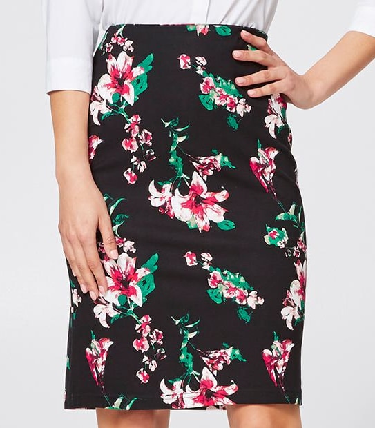 Ponte Pencil Skirt