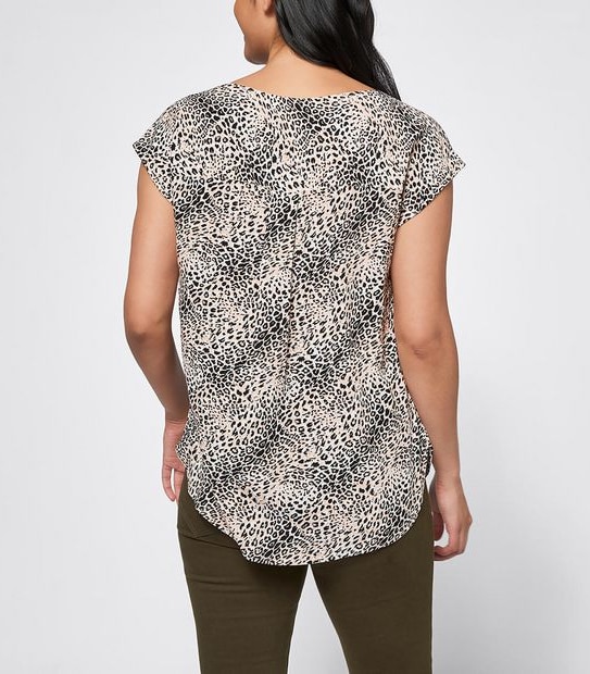 Mary Woven T-Shirt Blouse 