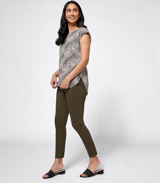 Mary Woven T-Shirt Blouse 